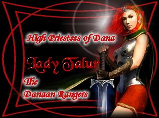 High Priestess of Dana Lady Talur The Danaan Rangers